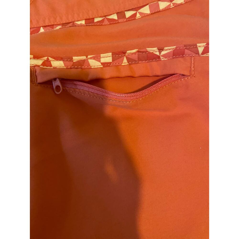 COLUMBIA Omni Shade Shorts SIZE 10 Pockets Orange sun protection - Picture 6 of 6